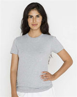 Los Angeles Apparel 21002 USA-Made Women's Fine Jersey T-Shirt #color_Heather Grey