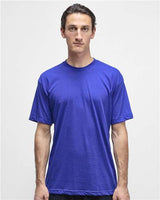 Los Angeles Apparel FF01 USA-Made 50/50 Poly/Cotton T-Shirt #color_Lapis