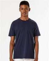 Los Angeles Apparel FF01 USA-Made 50/50 Poly/Cotton T-Shirt #color_Navy