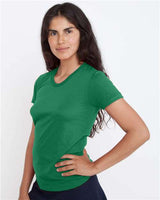 Los Angeles Apparel FF3001 USA-Made Women's 50/50 T-Shirt #color_Kelly Green