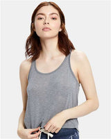 US Blanks US510 Women's Sheer Cropped Racer Tank Top #color_HEATHER GREY