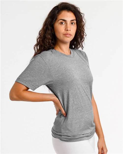 Los Angeles Apparel TR01 USA-Made Triblend T-Shirt #color_Athletic Grey