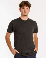 Los Angeles Apparel TR01 USA-Made Triblend T-Shirt #color_Tri-Black