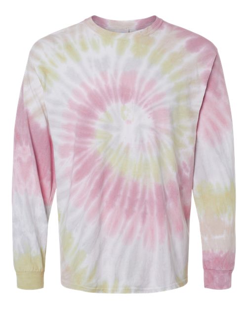Colortone 2000 Tie-Dyed Long Sleeve T-Shirt #color_Desert Rose