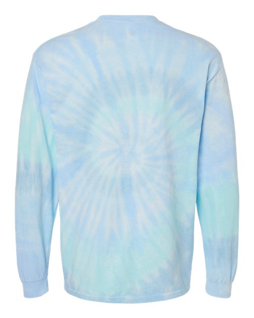 Colortone 2000 Tie-Dyed Long Sleeve T-Shirt #color_Lagoon