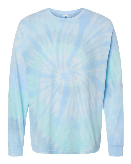 Colortone 2000 Tie-Dyed Long Sleeve T-Shirt #color_Lagoon