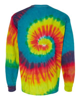 Colortone 2000 Tie-Dyed Long Sleeve T-Shirt #color_Reactive Rainbow