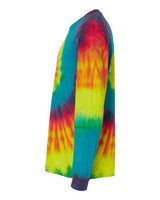 Colortone 2000 Tie-Dyed Long Sleeve T-Shirt #color_Reactive Rainbow