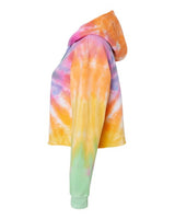 Colortone 8333 Women's Tie-Dyed Crop Hooded Sweatshirt #color_Eternity