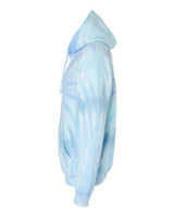 Colortone 8777 Tie-Dyed Hooded Sweatshirt #color_Lagoon