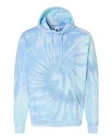 Colortone 8777 Tie-Dyed Hooded Sweatshirt #color_Lagoon