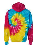 Colortone 8777 Tie-Dyed Hooded Sweatshirt #color_Reactive Rainbow