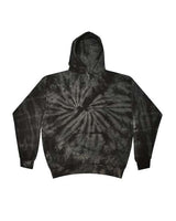 Colortone 8777 Tie-Dyed Hooded Sweatshirt #color_Spider Black