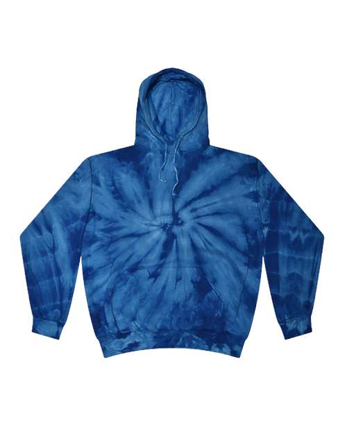 Colortone 8777 Tie-Dyed Hooded Sweatshirt #color_Spider Royal