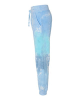 Colortone 8999 Tie-Dyed Joggers #color_Lagoon