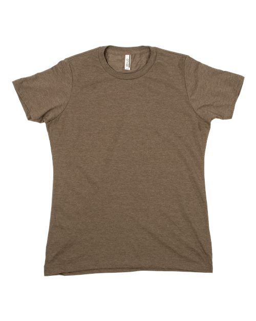 Ei Lo 6220 Women's Premium Cotton Blend T-Shirt #color_Brown Heather