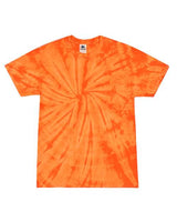 Tie-Dye CD101Y Youth 5.4 oz. 100% Cotton Spider T-Shirt #color_SPIDER ORANGE
