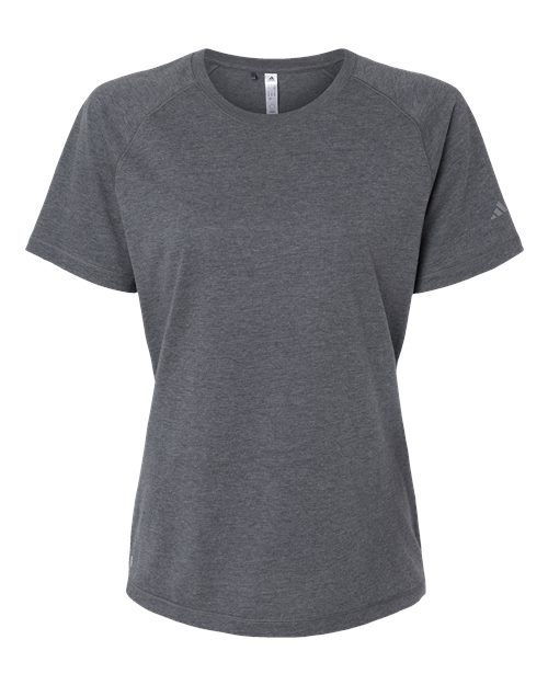 Adidas A557 Women's Blended T-Shirt #color_Dark Grey Heather