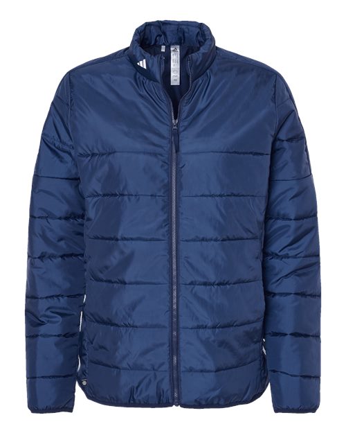 Adidas A571 Women's Puffer Jacket #color_Team Navy Blue