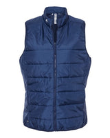 Adidas A573 Women's Puffer Vest #color_Team Navy Blue