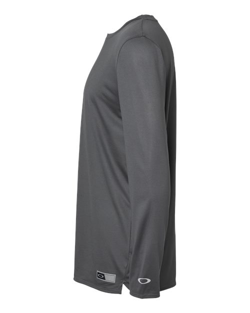 Oakley FOA402992 Team Issue Hydrolix Long Sleeve T-Shirt #color_Forged Iron