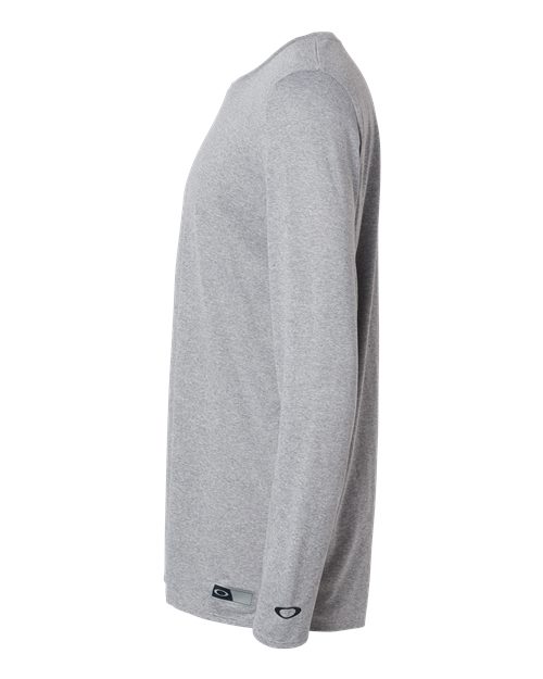 Oakley FOA402992 Team Issue Hydrolix Long Sleeve T-Shirt #color_New Granite Heather