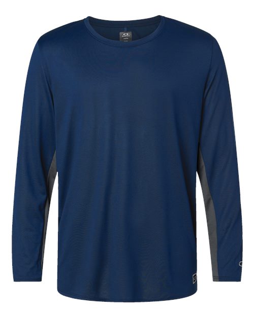 Oakley FOA402992 Team Issue Hydrolix Long Sleeve T-Shirt #color_Team Navy