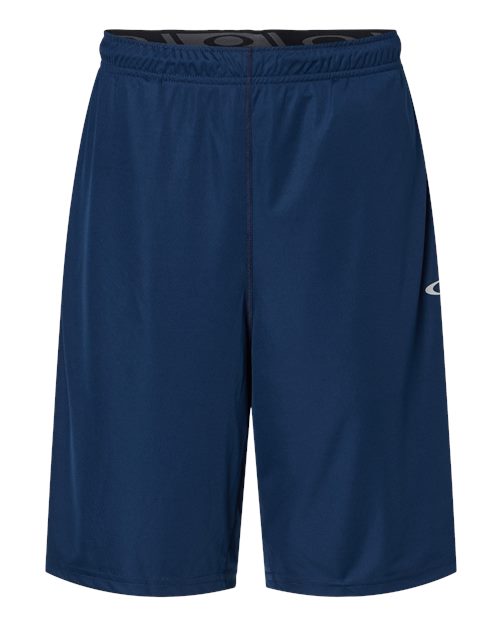""Oakley FOA402995 Team Issue Hydrolix 9" Shorts" #color_Team Navy"