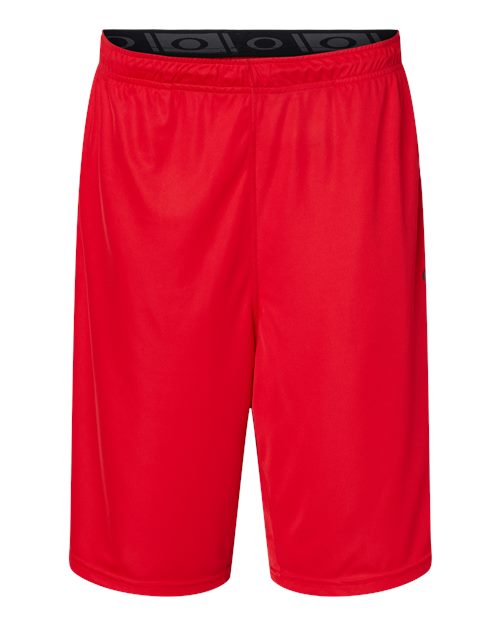 ""Oakley FOA402995 Team Issue Hydrolix 9" Shorts" #color_Team Red"