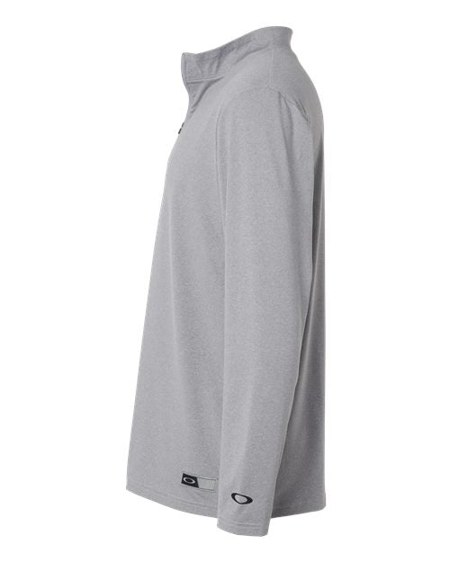 Oakley FOA402997 Team Issue Podium Quarter-Zip Pullover #color_New Granite Heather
