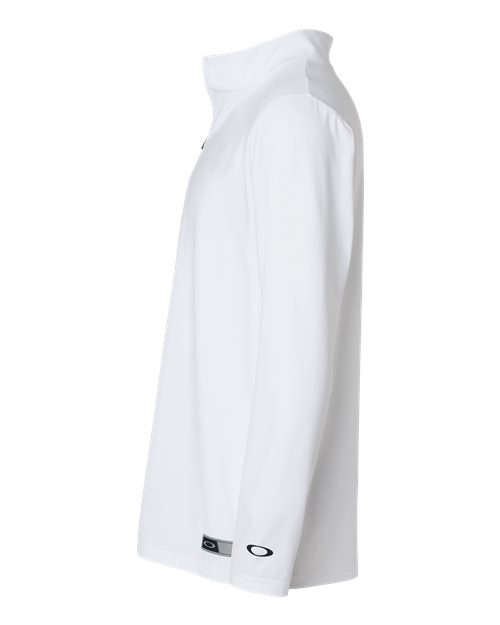 Oakley FOA402997 Team Issue Podium Quarter-Zip Pullover #color_White
