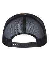 Richardson 112P Printed Trucker Cap #color_Mossy Oak Country DNA/ Black