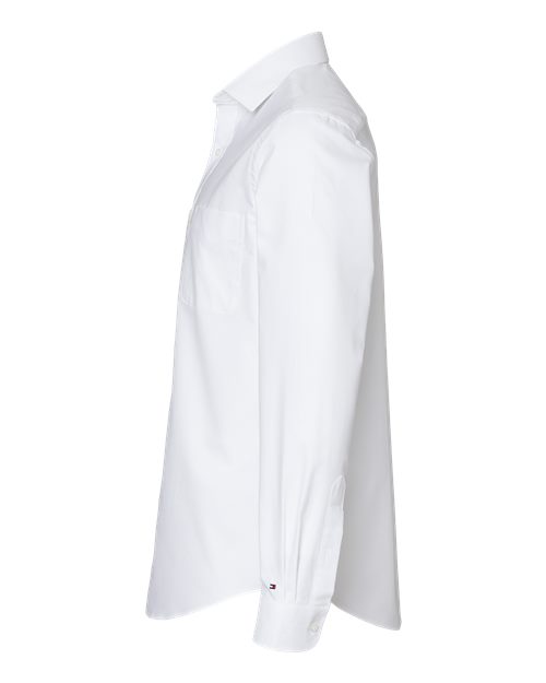 Tommy Hilfiger 13TH106 New England Cotton Oxford Shirt #color_White