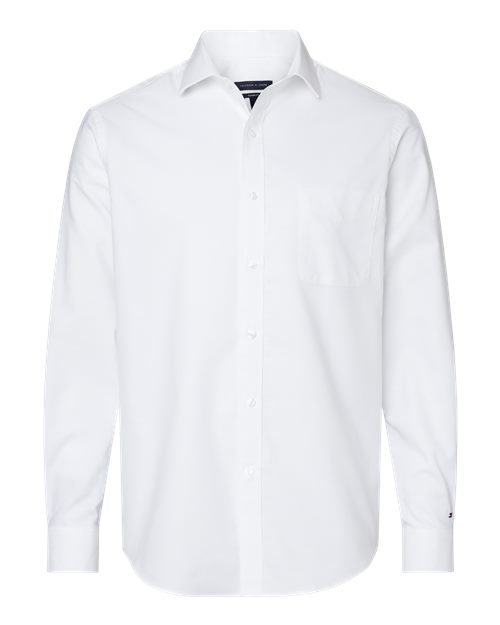 Tommy Hilfiger 13TH106 New England Cotton Oxford Shirt #color_White