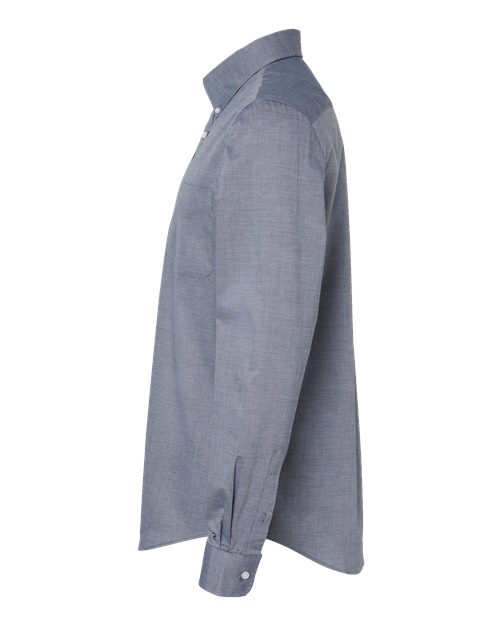 Tommy Hilfiger 13TH104 Chambray Shirt #color_Navy Blazer