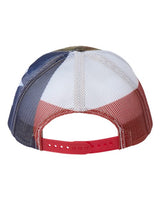 Kati S700M Printed Mesh Trucker Cap #color_All Purpose/ Texas Flag