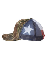 Kati S700M Printed Mesh Trucker Cap #color_All Purpose/ Texas Flag