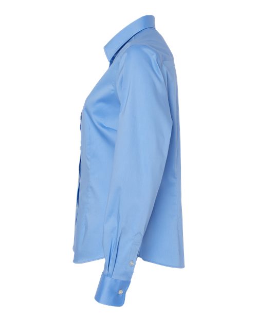 Van Heusen 13V0479 Women's Ultra Wrinkle Free Shirt #color_Blue Frost