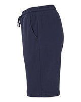 Independent Trading Co. IND20SRT Midweight Fleece Shorts #color_Classic Navy