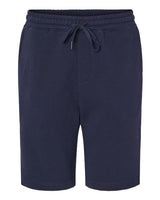 Independent Trading Co. IND20SRT Midweight Fleece Shorts #color_Classic Navy