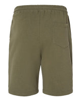 Independent Trading Co. IND20SRT Midweight Fleece Shorts #color_Army