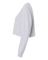 Independent Trading Co. AFX24CRP Women's Lightweight Crop Crewneck Sweatshirt #color_Grey Heather