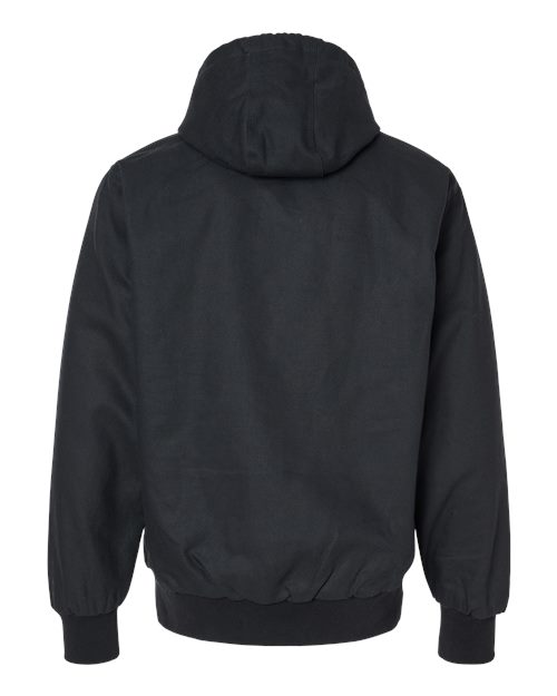 Independent Trading Co. EXP550Z Insulated Canvas Workwear Jacket #color_Black