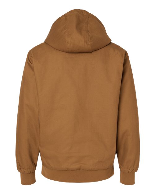 Independent Trading Co. EXP550Z Insulated Canvas Workwear Jacket #color_Saddle