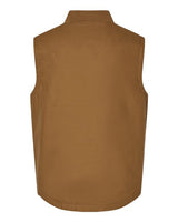 Independent Trading Co. EXP560V Insulated Canvas Workwear Vest #color_Saddle
