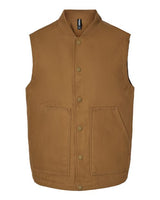 Independent Trading Co. EXP560V Insulated Canvas Workwear Vest #color_Saddle