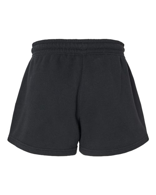 Independent Trading Co. PRM20SRT Women’s Lightweight California Wave Wash Fleece Shorts #color_Black