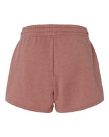 Independent Trading Co. PRM20SRT Women’s Lightweight California Wave Wash Fleece Shorts #color_Dusty Rose