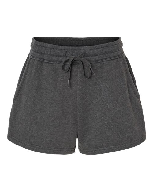 Independent Trading Co. PRM20SRT Women’s Lightweight California Wave Wash Fleece Shorts #color_Shadow