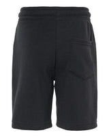 Independent Trading Co. PRM16SRT Youth Lightweight Special Blend Fleece Shorts #color_Black